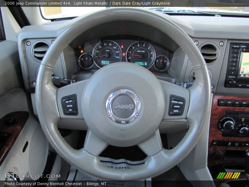 Light Khaki Metallic / Dark Slate Gray/Light Graystone 2006 Jeep Commander Limited 4x4