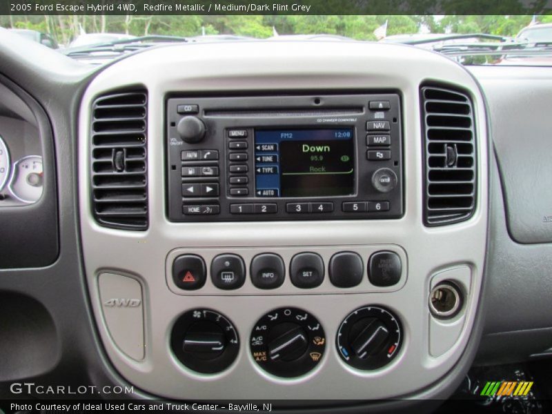 Redfire Metallic / Medium/Dark Flint Grey 2005 Ford Escape Hybrid 4WD