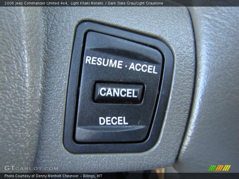 Light Khaki Metallic / Dark Slate Gray/Light Graystone 2006 Jeep Commander Limited 4x4