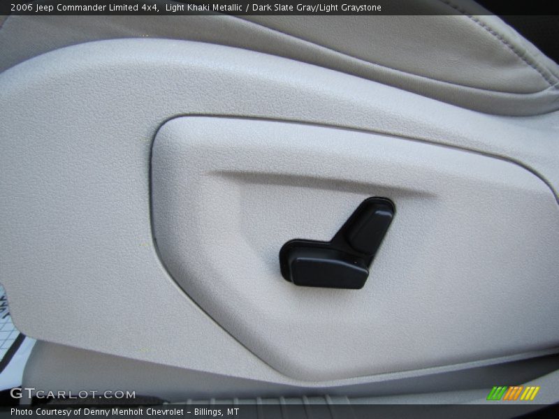 Light Khaki Metallic / Dark Slate Gray/Light Graystone 2006 Jeep Commander Limited 4x4