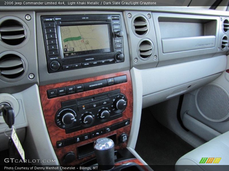 Light Khaki Metallic / Dark Slate Gray/Light Graystone 2006 Jeep Commander Limited 4x4