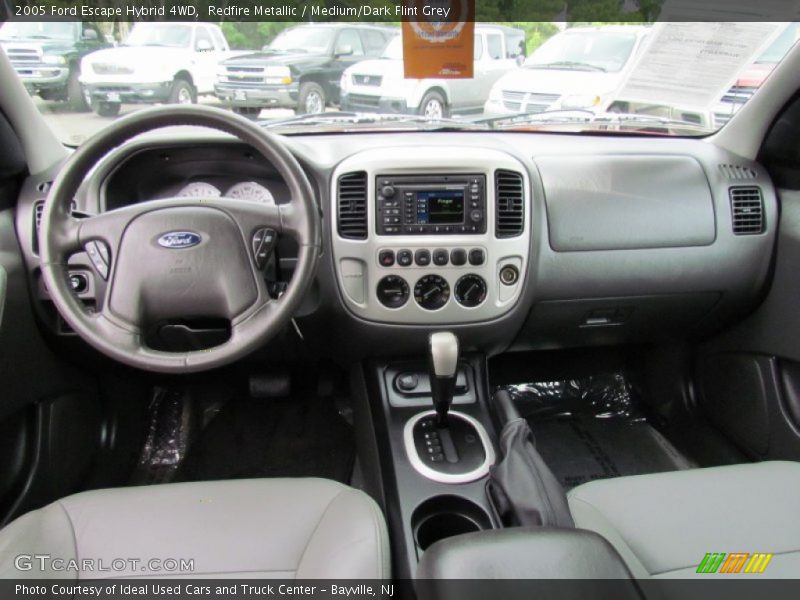 Redfire Metallic / Medium/Dark Flint Grey 2005 Ford Escape Hybrid 4WD