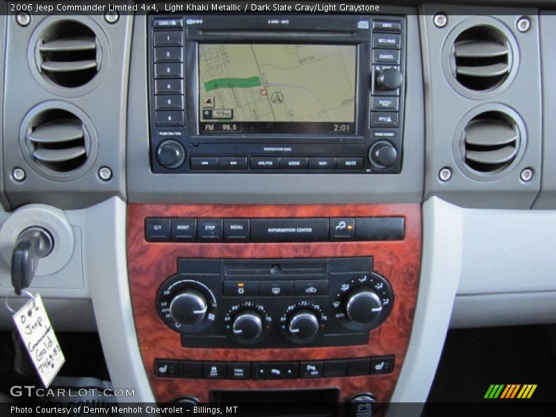 Light Khaki Metallic / Dark Slate Gray/Light Graystone 2006 Jeep Commander Limited 4x4