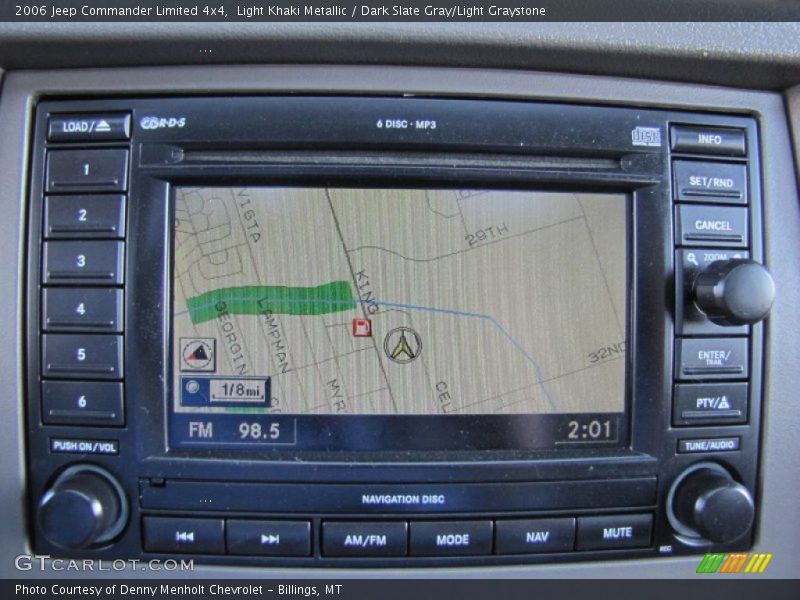 Light Khaki Metallic / Dark Slate Gray/Light Graystone 2006 Jeep Commander Limited 4x4