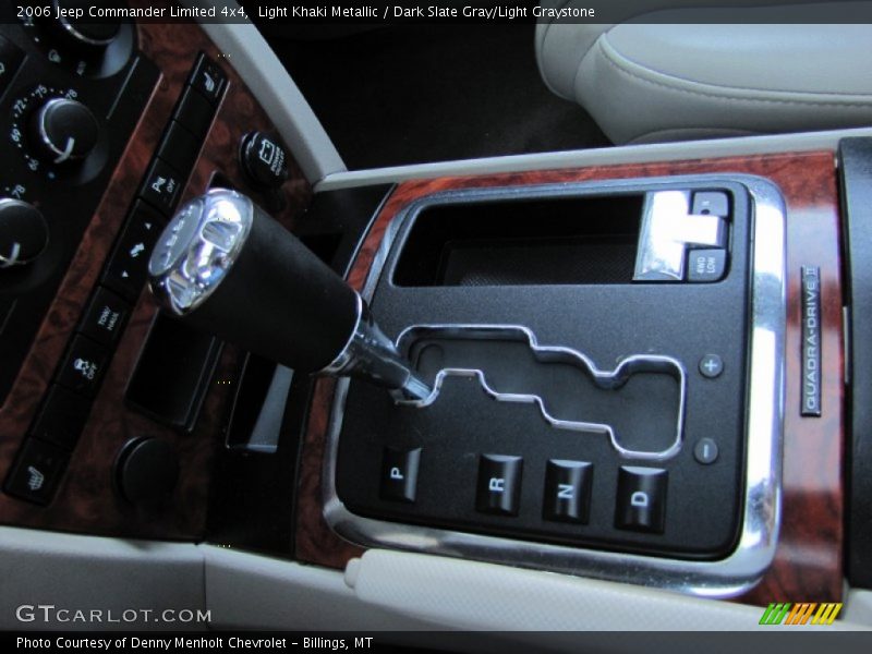 Light Khaki Metallic / Dark Slate Gray/Light Graystone 2006 Jeep Commander Limited 4x4