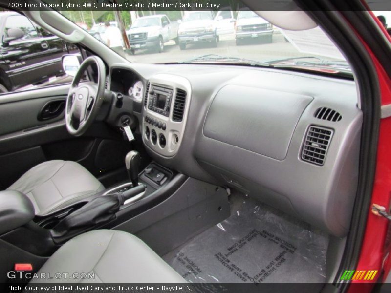 Redfire Metallic / Medium/Dark Flint Grey 2005 Ford Escape Hybrid 4WD