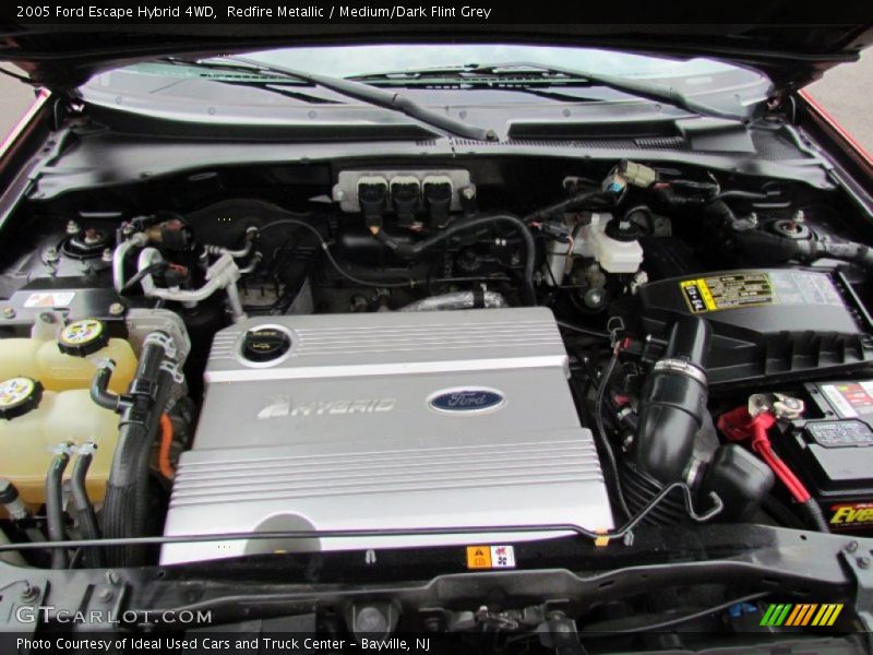 Redfire Metallic / Medium/Dark Flint Grey 2005 Ford Escape Hybrid 4WD