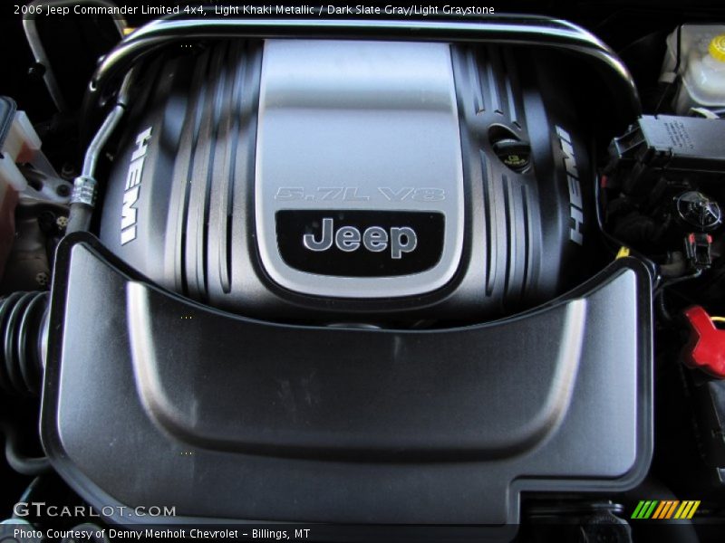 Light Khaki Metallic / Dark Slate Gray/Light Graystone 2006 Jeep Commander Limited 4x4