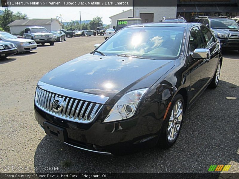 Tuxedo Black Metallic / Dark Charcoal 2011 Mercury Milan V6 Premier