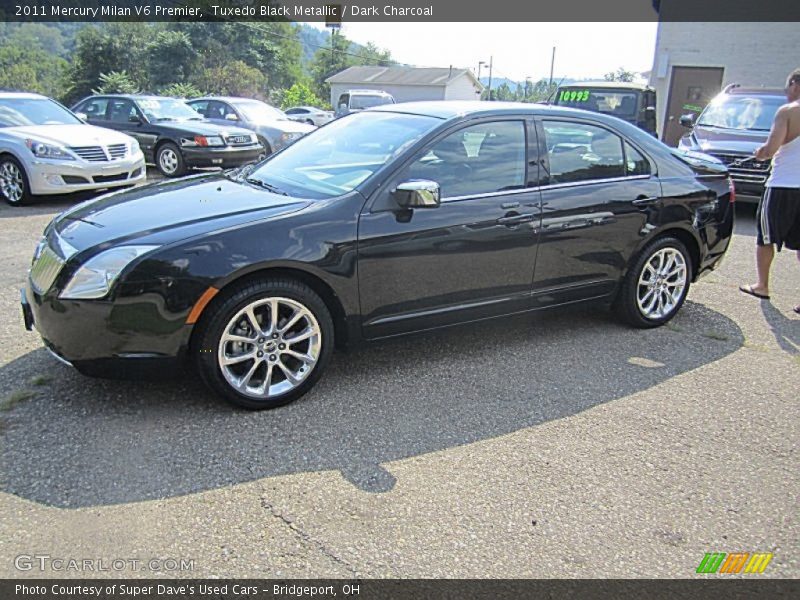 Tuxedo Black Metallic / Dark Charcoal 2011 Mercury Milan V6 Premier