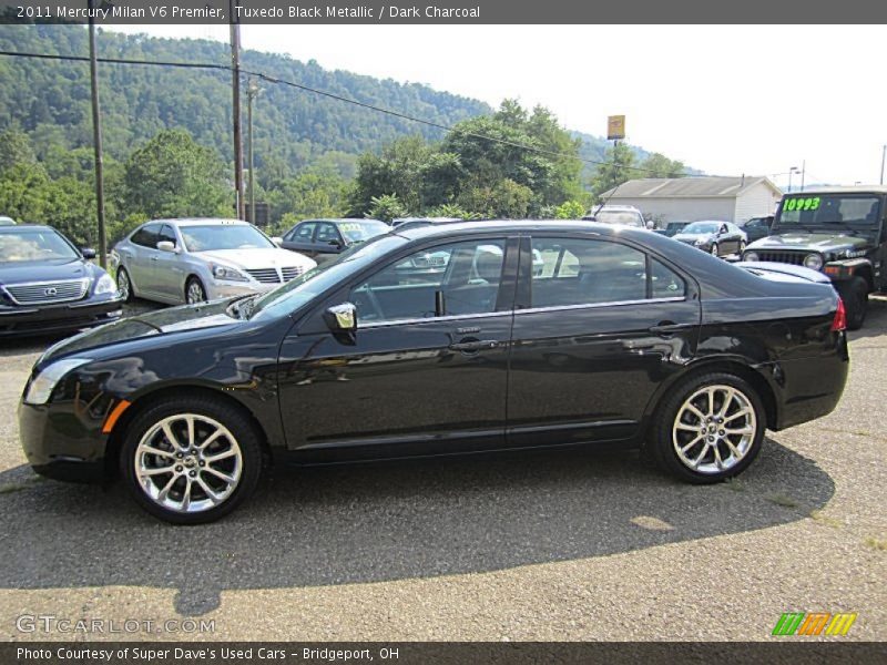 Tuxedo Black Metallic / Dark Charcoal 2011 Mercury Milan V6 Premier