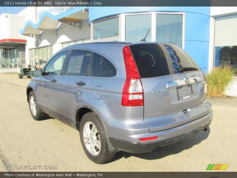 Glacier Blue Metallic / Gray 2011 Honda CR-V EX 4WD