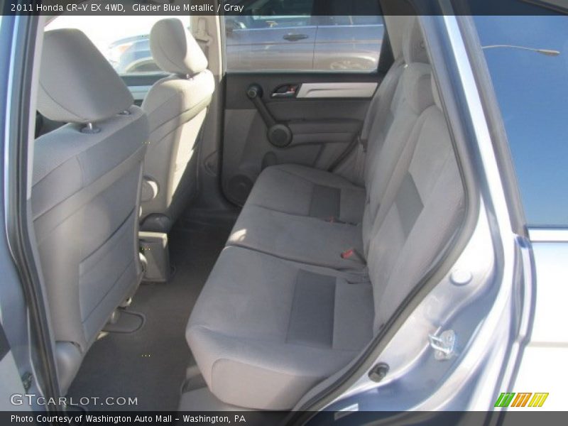 Glacier Blue Metallic / Gray 2011 Honda CR-V EX 4WD