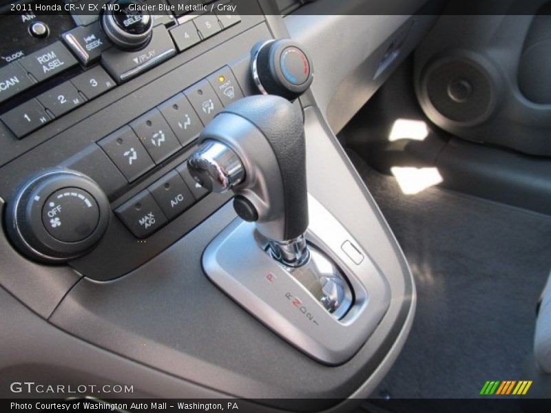 Glacier Blue Metallic / Gray 2011 Honda CR-V EX 4WD