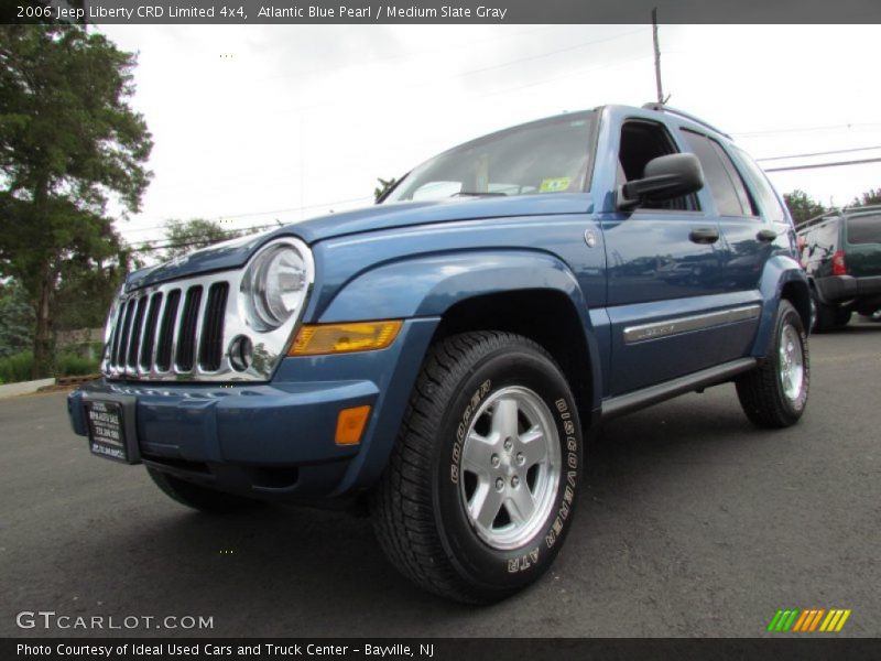 Atlantic Blue Pearl / Medium Slate Gray 2006 Jeep Liberty CRD Limited 4x4