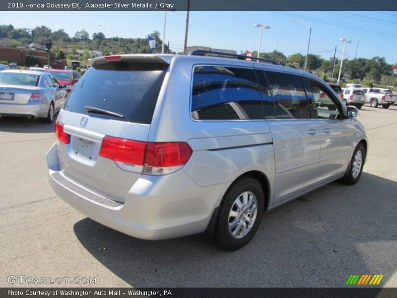 Alabaster Silver Metallic / Gray 2010 Honda Odyssey EX