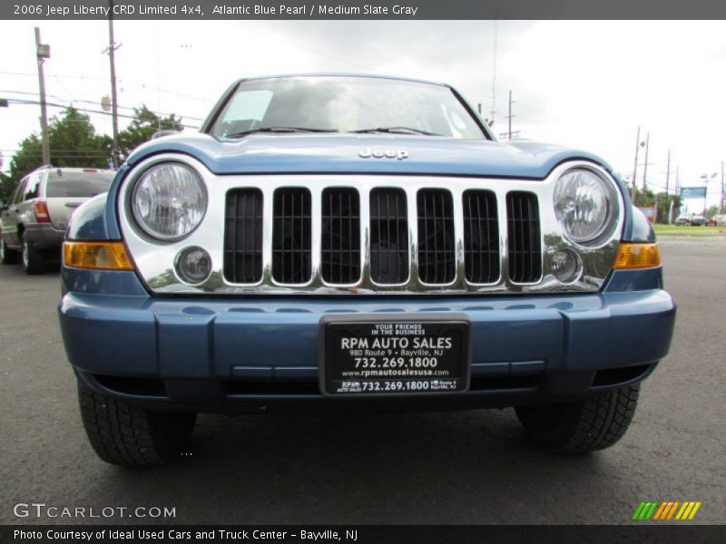 Atlantic Blue Pearl / Medium Slate Gray 2006 Jeep Liberty CRD Limited 4x4
