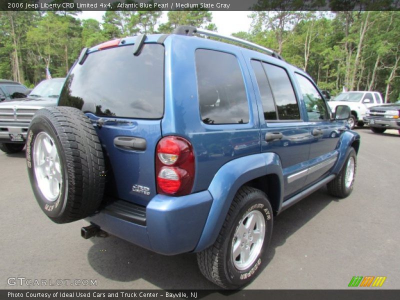 Atlantic Blue Pearl / Medium Slate Gray 2006 Jeep Liberty CRD Limited 4x4
