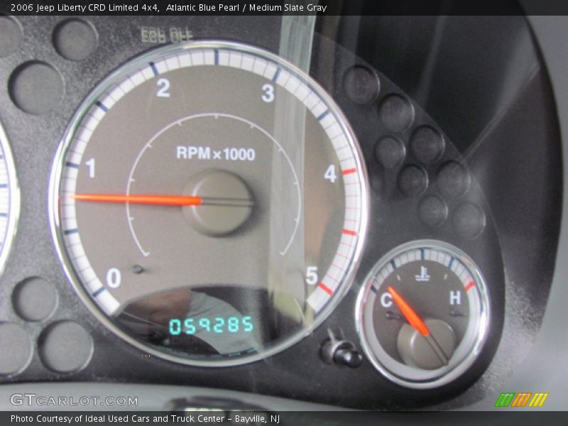 Atlantic Blue Pearl / Medium Slate Gray 2006 Jeep Liberty CRD Limited 4x4