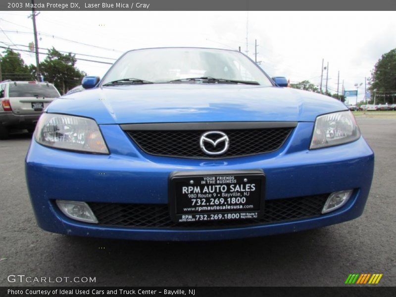 Laser Blue Mica / Gray 2003 Mazda Protege DX