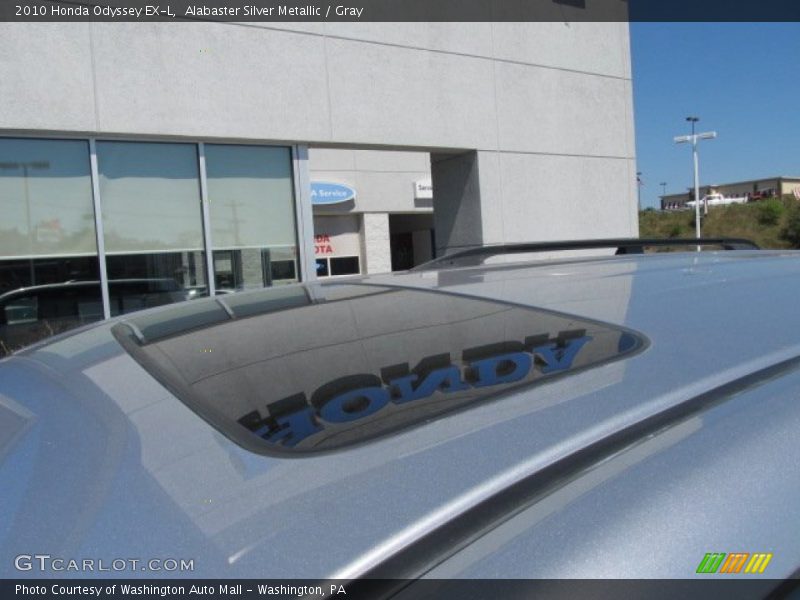 Alabaster Silver Metallic / Gray 2010 Honda Odyssey EX-L