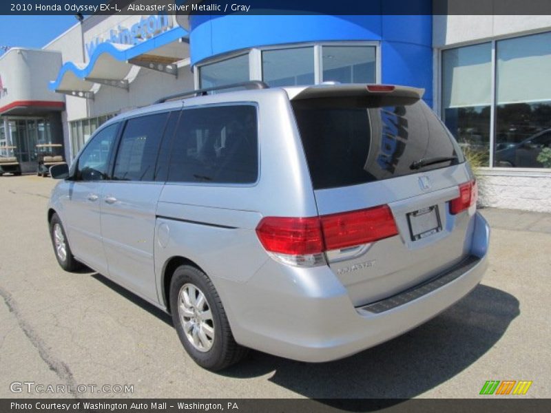 Alabaster Silver Metallic / Gray 2010 Honda Odyssey EX-L