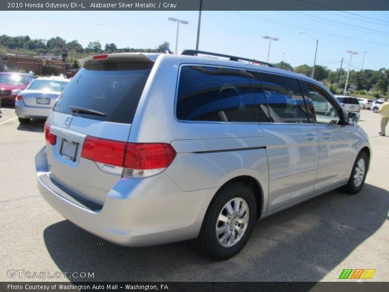 Alabaster Silver Metallic / Gray 2010 Honda Odyssey EX-L