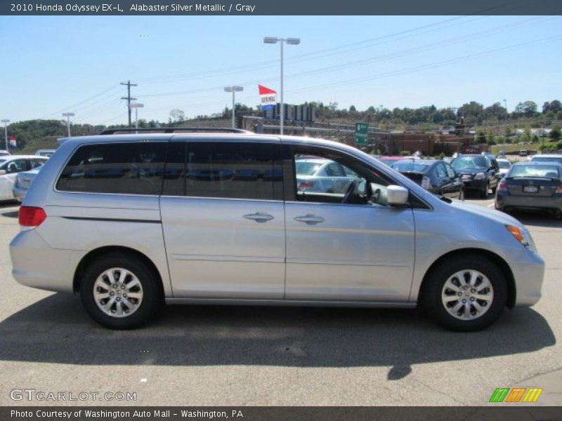 Alabaster Silver Metallic / Gray 2010 Honda Odyssey EX-L