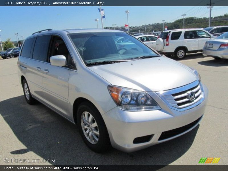Alabaster Silver Metallic / Gray 2010 Honda Odyssey EX-L