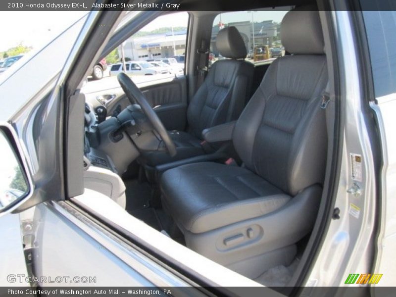 Alabaster Silver Metallic / Gray 2010 Honda Odyssey EX-L