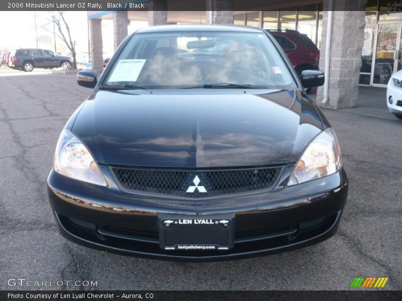 Black / Black 2006 Mitsubishi Lancer OZ Rally