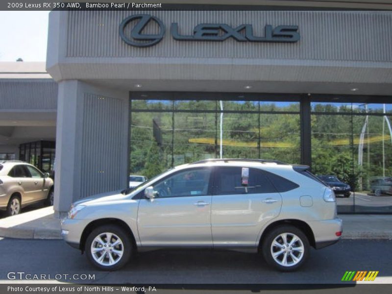 Bamboo Pearl / Parchment 2009 Lexus RX 350 AWD
