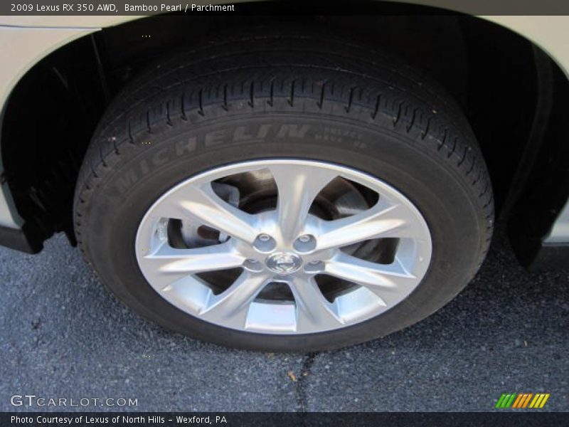 Bamboo Pearl / Parchment 2009 Lexus RX 350 AWD