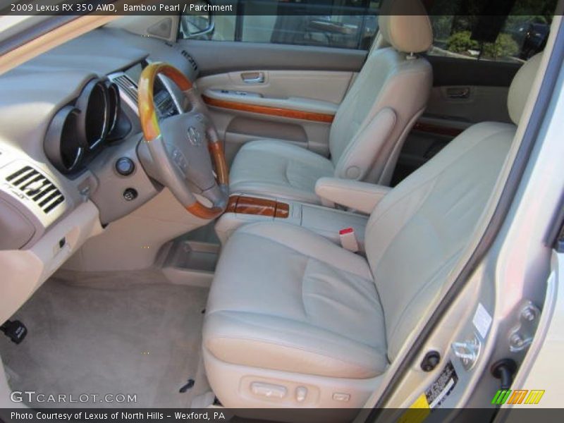Bamboo Pearl / Parchment 2009 Lexus RX 350 AWD