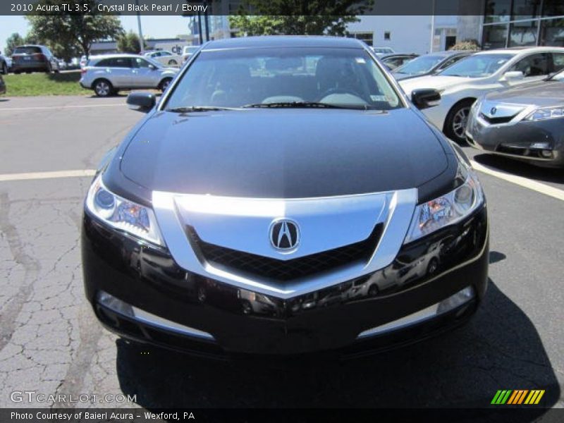 Crystal Black Pearl / Ebony 2010 Acura TL 3.5