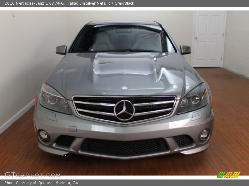Palladium Silver Metallic / Grey/Black 2010 Mercedes-Benz C 63 AMG