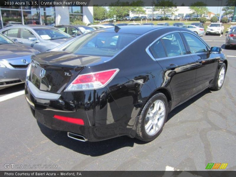 Crystal Black Pearl / Ebony 2010 Acura TL 3.5