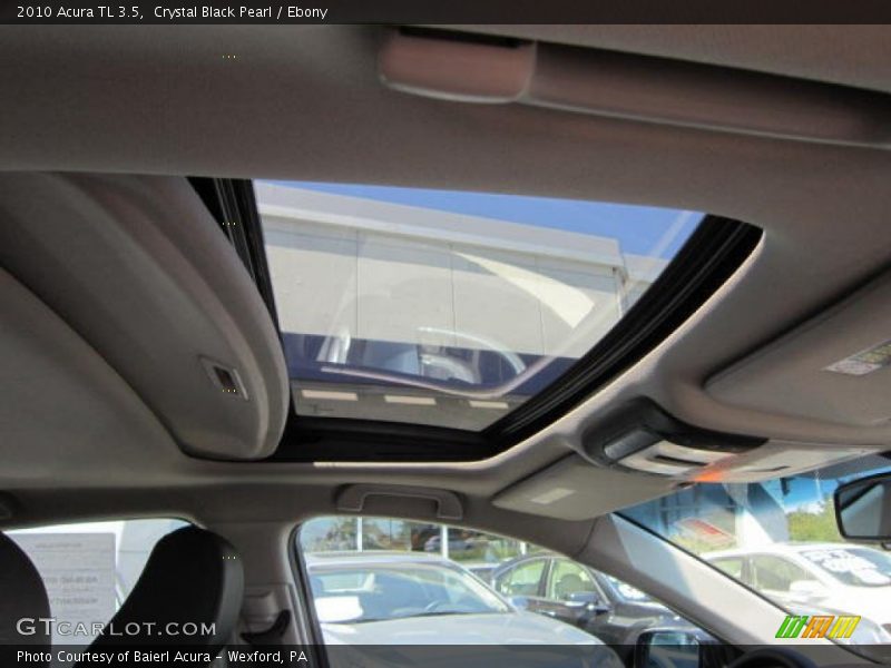 Crystal Black Pearl / Ebony 2010 Acura TL 3.5