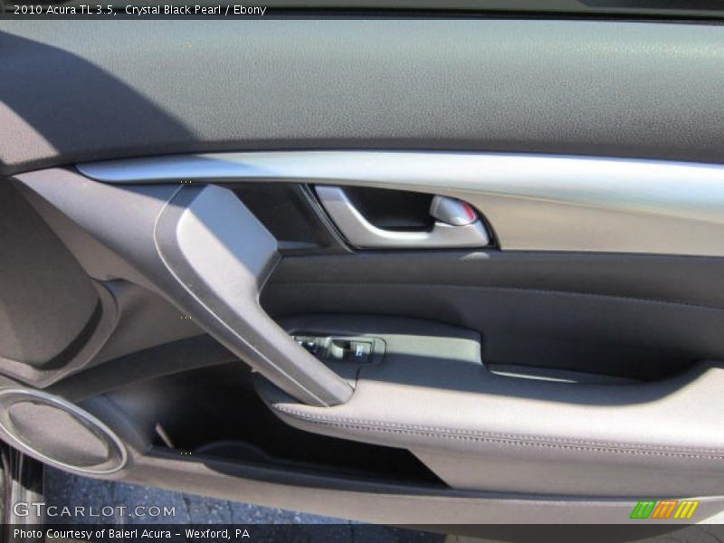 Crystal Black Pearl / Ebony 2010 Acura TL 3.5
