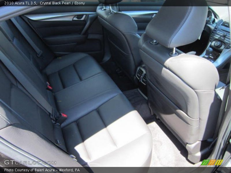 Crystal Black Pearl / Ebony 2010 Acura TL 3.5