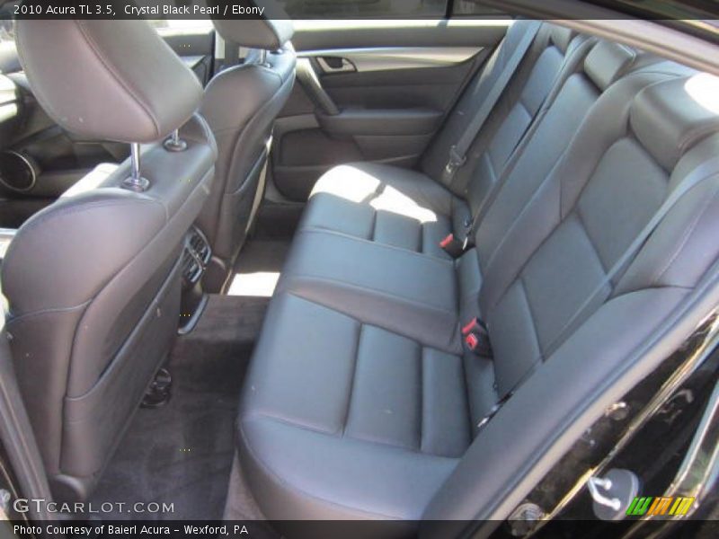 Crystal Black Pearl / Ebony 2010 Acura TL 3.5