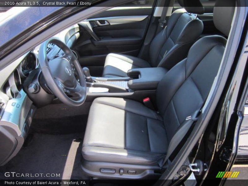 Crystal Black Pearl / Ebony 2010 Acura TL 3.5