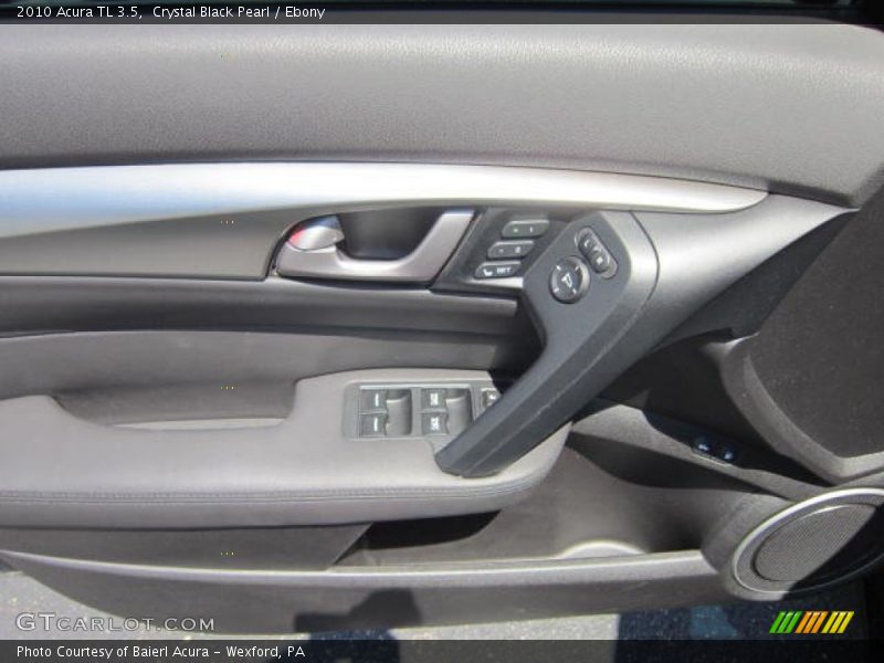 Crystal Black Pearl / Ebony 2010 Acura TL 3.5