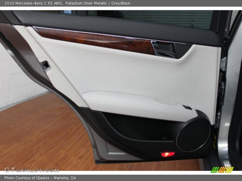 Palladium Silver Metallic / Grey/Black 2010 Mercedes-Benz C 63 AMG
