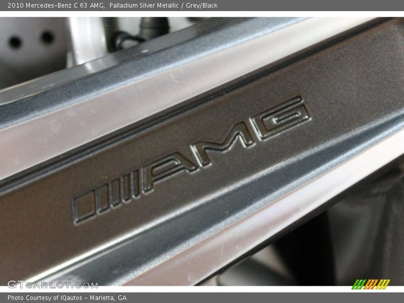 Palladium Silver Metallic / Grey/Black 2010 Mercedes-Benz C 63 AMG