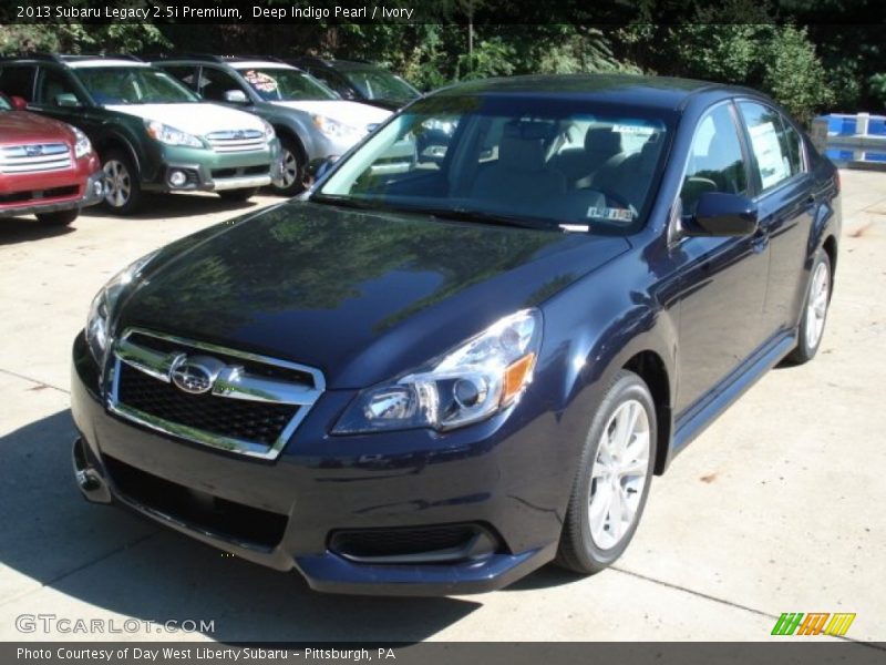 Deep Indigo Pearl / Ivory 2013 Subaru Legacy 2.5i Premium