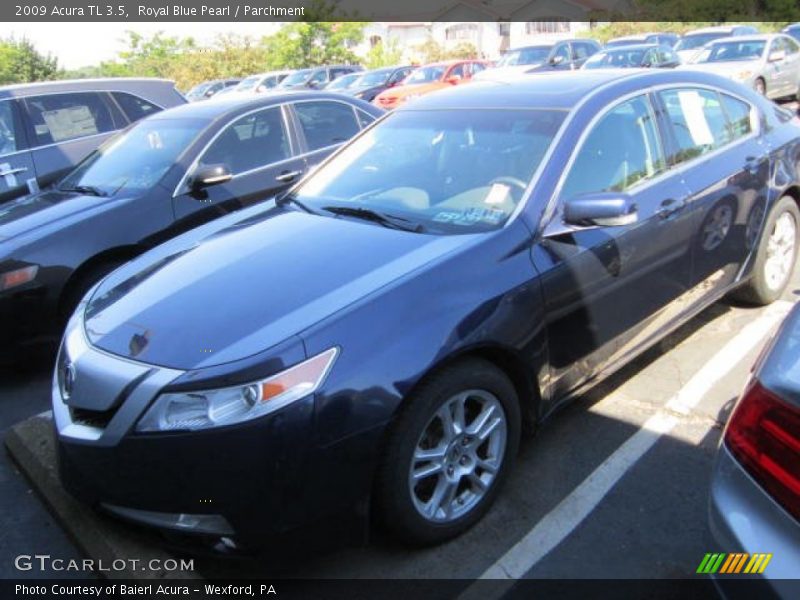 Royal Blue Pearl / Parchment 2009 Acura TL 3.5
