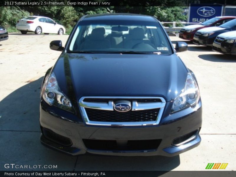 Deep Indigo Pearl / Ivory 2013 Subaru Legacy 2.5i Premium