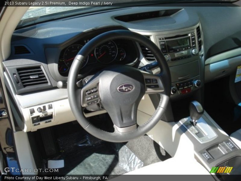Deep Indigo Pearl / Ivory 2013 Subaru Legacy 2.5i Premium