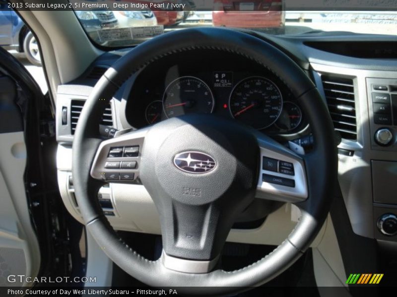 Deep Indigo Pearl / Ivory 2013 Subaru Legacy 2.5i Premium